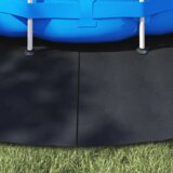 vidaXL kružni pokrivač za bazen Crni Plastika Ø 500 cm Pokrivač za bazen | shoptok.hr