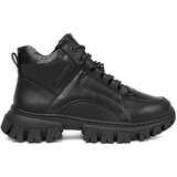 Sergio Leone Black lace-up hiking boots with a thick sole | Eponuda.ba
