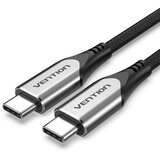 Vention USB-C to USB-C 3.1 Cotton Braided Cable 1.5M Gray | shoptok.hr