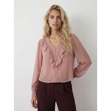 Sinsay Košulja bluza s dekorativnim žabotom | shoptok.hr