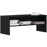 vidaXL TV omarica Črni hrast 100x40x40 cm Izoblikovan les | Shoptok.si