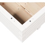 Vrtna sadilica bijela 90 x 60 x 26,5 cm od masivne borovine | shoptok.hr