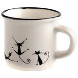 Dakls Porcelanasta skodelica Cats Quida, 75 ml Cene