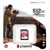 Kingston Memorijska kartica SDR2V6/512GB 512GB SDXC UHS-II 280R/150W U3 V60 | ePonuda.com