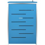  Spremište za tri kante za smeće 207 x 77,5 x 112,5 cm čelično | shoptok.hr