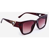 Boto Women's Sunglasses with Decorative Details UV400 Brown | Shoptok.si