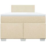  Krevet box spring s madracem krem 120 x 190 cm od tkanine | shoptok.hr