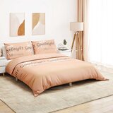  Set posteljine za poplun ružičasti 200x200 cm pamučni | shoptok.hr