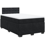 Box spring krevet s madracem crni 120 x 200 cm baršunasti | shoptok.hr