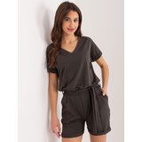 RELEVANCE Jumpsuit-RV-KO-7915.66-dark khaki | Shoptok.si