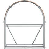  Držač za cjepanice svjetlosmeđi 120x45x140 cm pocinčani čelik | shoptok.hr