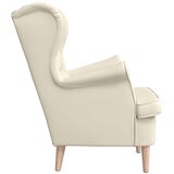  Fotelja bijela 74x84x100 cm lan | shoptok.hr
