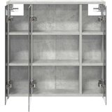  Kupaonski ormar s ogledalom Betonski sivi 63 5 x 16 x 62 5 cm | shoptok.hr