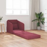 Krevet na razvlačenje Vinska crvena 65 x 80 x 83 cm tkanina | Eponuda.com