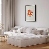  Plakat - Shuttlecock Against the Orange Sun 29.7x42 Crni okvir s margom | shoptok.hr