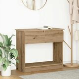 Maison Chic konzolna miza - miza ob steni s predali artisan hrast 85,5x38,5x74,5 cm, (21786361) | Shoptok.si