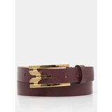 Victoria Beckham Usnjen pas ženski, bordo barva, B425AAC007031A | Shoptok.si