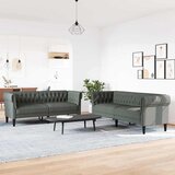  Kauč za dnevni boravak 2 pcs Tamno siva 201,5 x 74,5 x 74,5 cm | Eponuda.ba