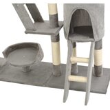  Penjalica za mačke sa stupovima za grebanje od sisala 230 - 250 cm siva | Eponuda.com