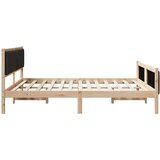  Konstrukcija postelje z vzglavjem Črna 180 x 200 cm blago, (5000084743) | Shoptok.si