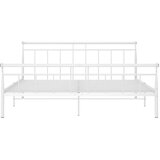  Za krevet bijeli metalni 160 x 200 cm | shoptok.hr