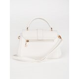 Shelvt White small handbag with gold elements | shoptok.hr