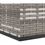  Kutija za vrtne jastuke od PE ratana 100 x 97,5 x 104 cm siva | shoptok.hr