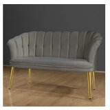 Atelier Del Sofa sofa dvosed daisy gold metal grey Cene