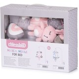 Chipolino glazbeni vrtuljak za krevetić Sleeping Rabbit Pink | shoptok.hr