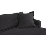P & B KOTNA SEDEŽNA GARNITURA, rebrasti žamet črna | Shoptok.si