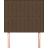  Posteljno vzglavje 2 kosa temno rjavo 90x5x78/88 cm blago, (20954347) | Shoptok.si