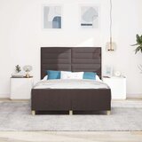  Postelja - Temno Rjava, 140x200 cm, Tkanina, (22049504) | Shoptok.si