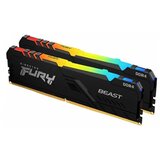 Kingston DDR4 64GB (2x32GB) 3600MHz [fury beast rgb], non-ecc udimm, CL18 1.35V, 288-Pin 2Rx8, memory kit, w/rgb heatsink, xmp Cene