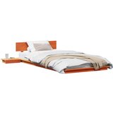 vidaXL Konstrukcija postelje Rjava 100 x 200 cm les, (5000128371) | Shoptok.si