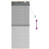 Rolo zavjesa Siva 70 x 160 cm Bambus | Eponuda.com