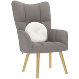 vidaXL Stol za sproščanje taupe blago | Shoptok.si