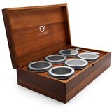 Bredemeijer Tea Box with 6 round canisters + tea measure 184101 | shoptok.hr
