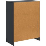  Strani šal s predalom Črna 66 x 34,5 x 87 cm Inženirski les, (5000218004) | Shoptok.si