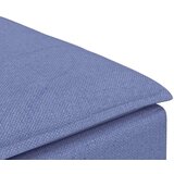  Modularni kauč s podnožjem traperice plave boje 100x100x48 cm - Boja trapera tabure | shoptok.hr