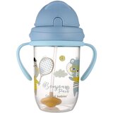 Canpol Bonjour Paris Cup skodelica s slamico Blue 270 ml Cene