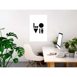  Slika - Black White and Love (1 Part) Vertical 80x120 | shoptok.hr