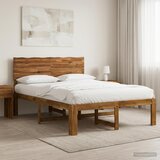  Krevetni okvir s uzglavljem ROSTOCK Prirodna 160 x 200 cm | shoptok.hr