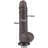 Lovetoy 2024 Dildo Lovetoy Sliding Skin Dual Layer Black 9,5'' | Shoptok.si
