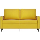  Kavč dvosed rumen 120 cm žamet | Shoptok.si