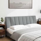 Maison Chic Posteljno vzglavje - Vzglavna omarica - Vzglavna stranica svetlo siva 160 cm blago, (21703961) | Shoptok.si