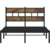 vidaXL Metalni okvir kreveta bez madraca boja hrasta 120x200 cm | shoptok.hr