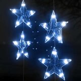 vidaXL led zavjesa s vilinskim svjetlima 500 led plava 8 funkcija | shoptok.hr