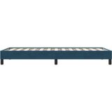  Okvir kreveta bez madraca tamnoplavi 100x210 cm baršun | shoptok.hr