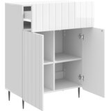  Kreveta s ladicama Bijela visokog sjaja 66 x 34,5 x 92 cm | shoptok.hr