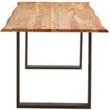 MID.YOU JEDILNA MIZA, v celoti masivno akacija črna, barve akacije | Shoptok.si